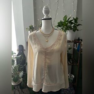 Eyeshadow Cream Lace-Trimmed Chemise